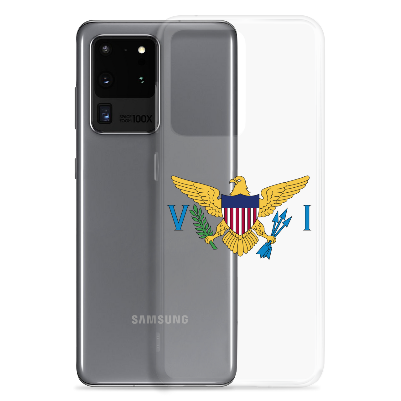 Virgin Islands Flag Clear Case for Samsung®