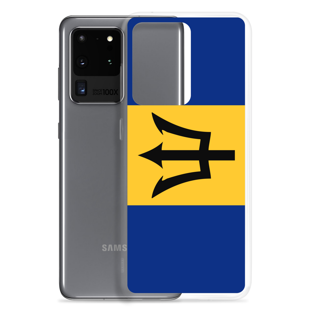 Barbados Flag Clear Case for Samsung®