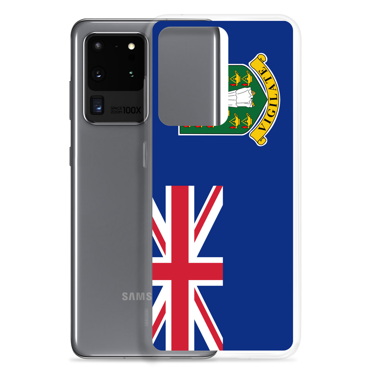 British Virgin Islands Flag Clear Case for Samsung®