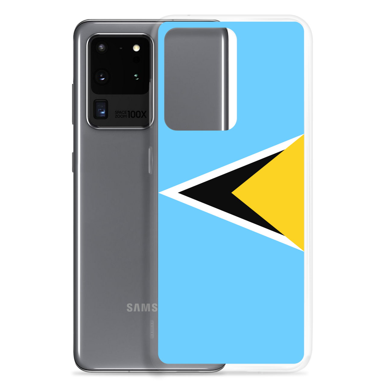 St. Lucia Flag Clear Case for Samsung®