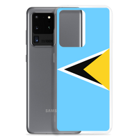 Thumbnail for St. Lucia Flag Clear Case for Samsung®