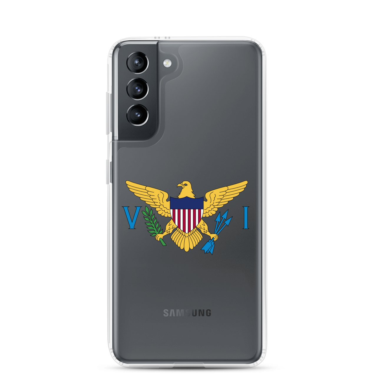 Virgin Islands Flag Clear Case for Samsung®