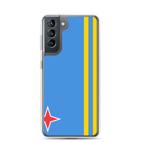 Thumbnail for Aruba Flag Clear Case for Samsung®