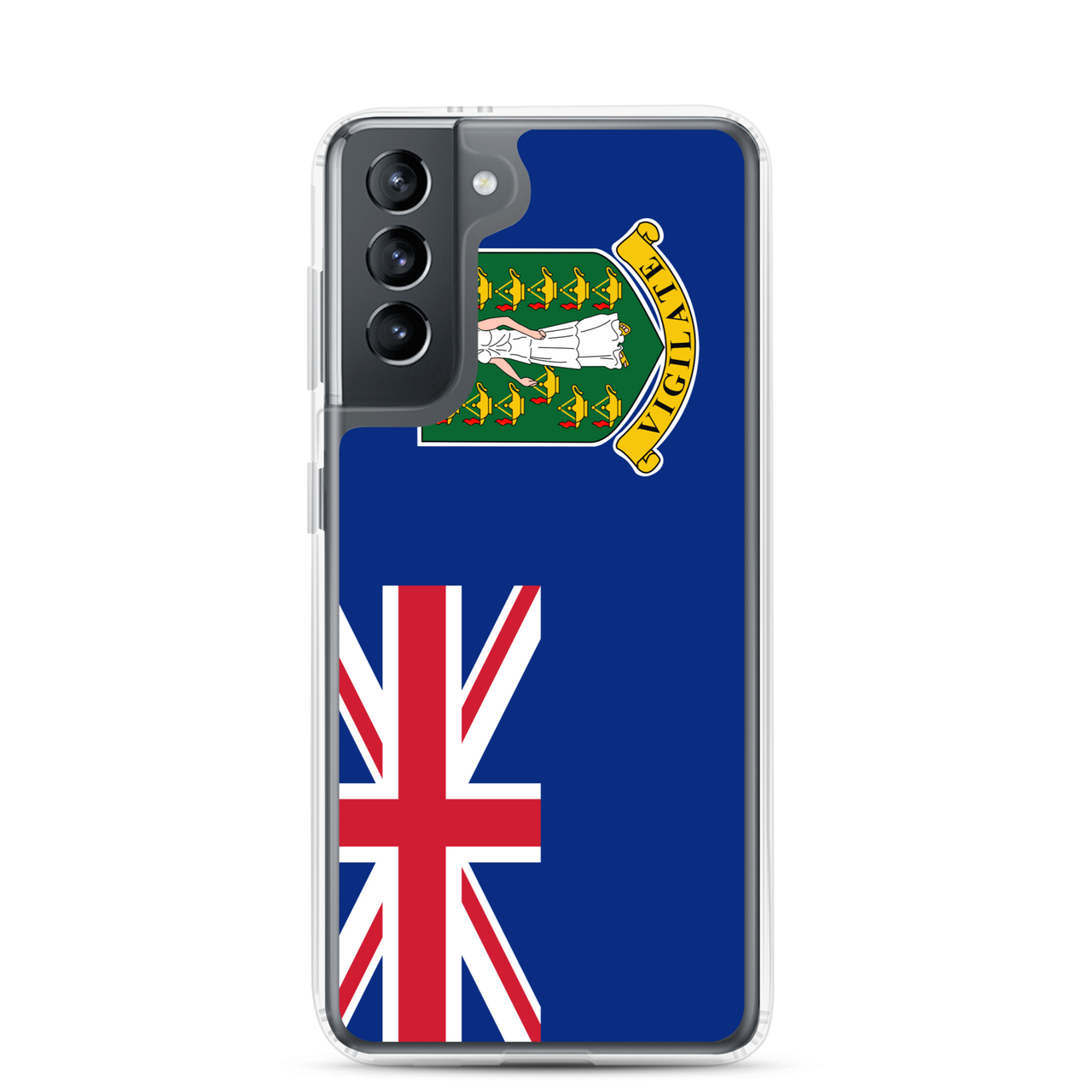 British Virgin Islands Flag Clear Case for Samsung®