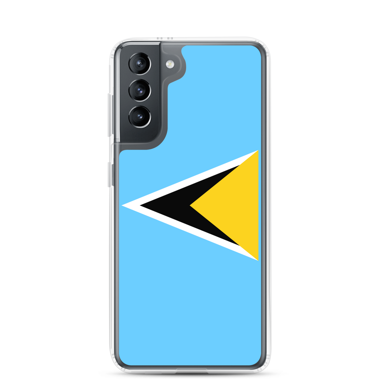 St. Lucia Flag Clear Case for Samsung®