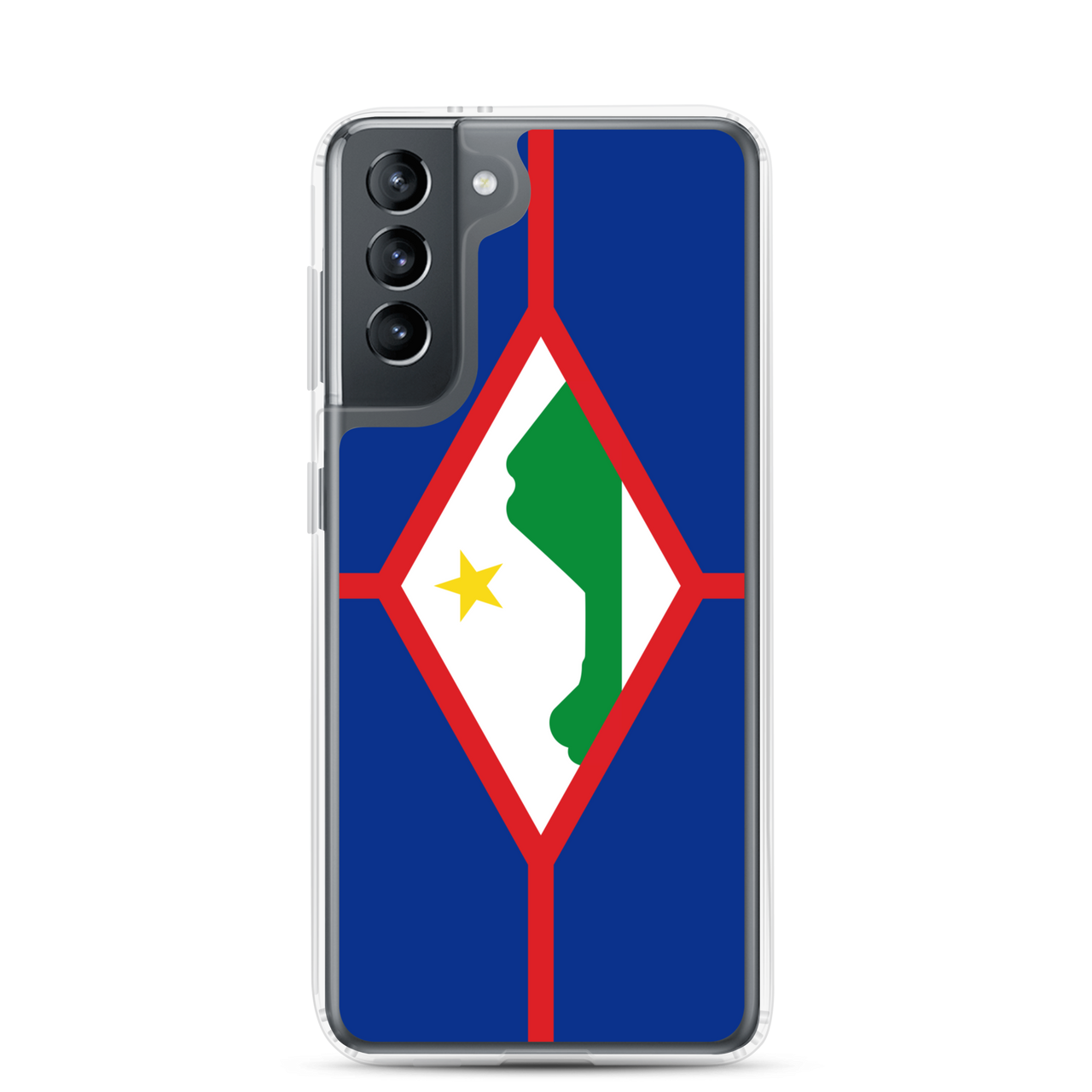 Sint Eustatius Flag Clear Case for Samsung®