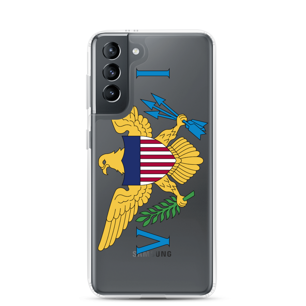 United States Virgin Islands Flag Clear Case for Samsung®