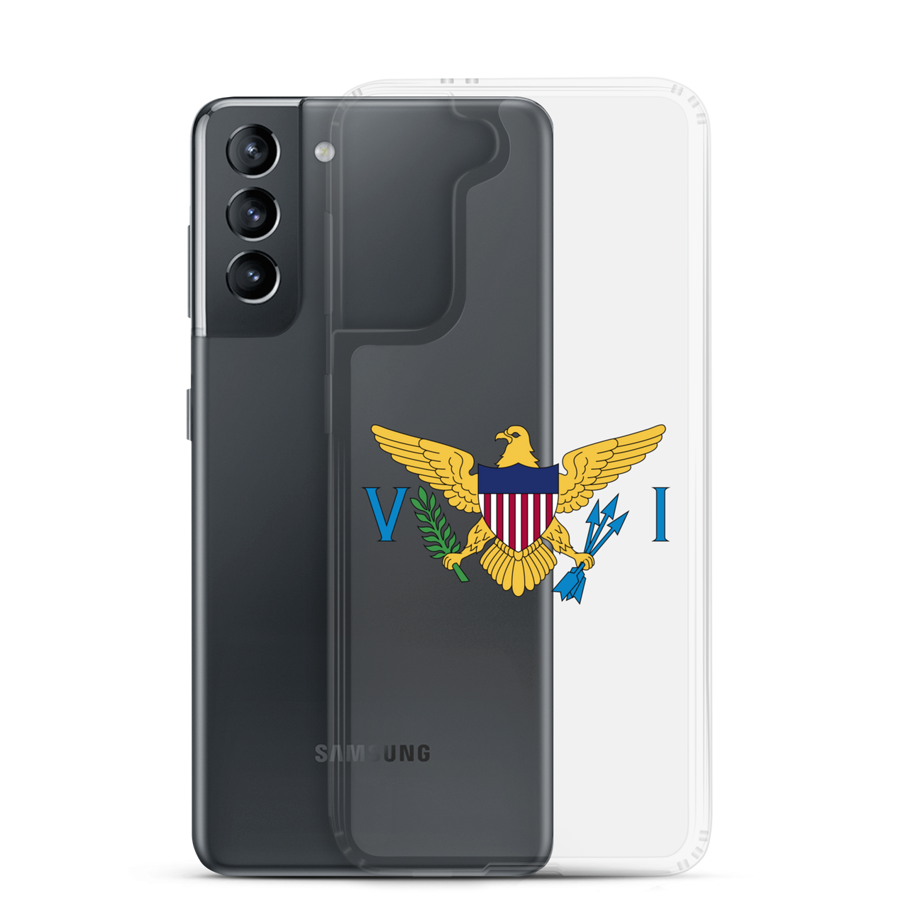 Virgin Islands Flag Clear Case for Samsung®