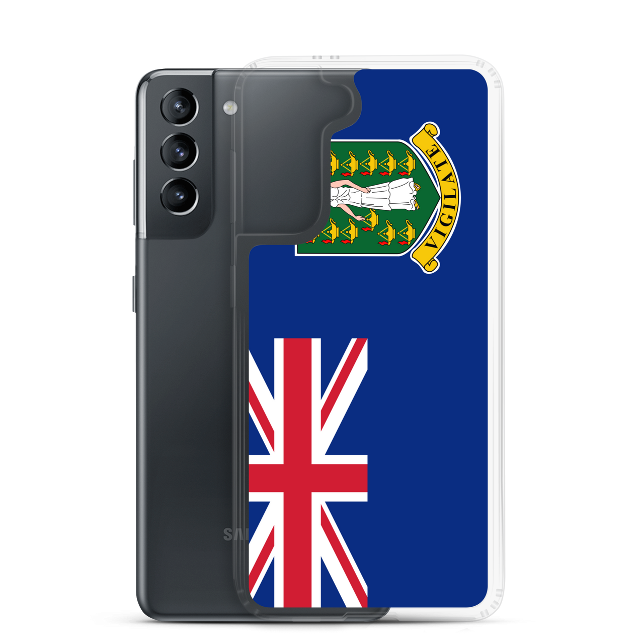 British Virgin Islands Flag Clear Case for Samsung®