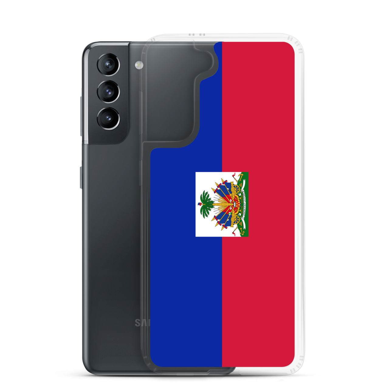 Haiti Flag Clear Case for Samsung®