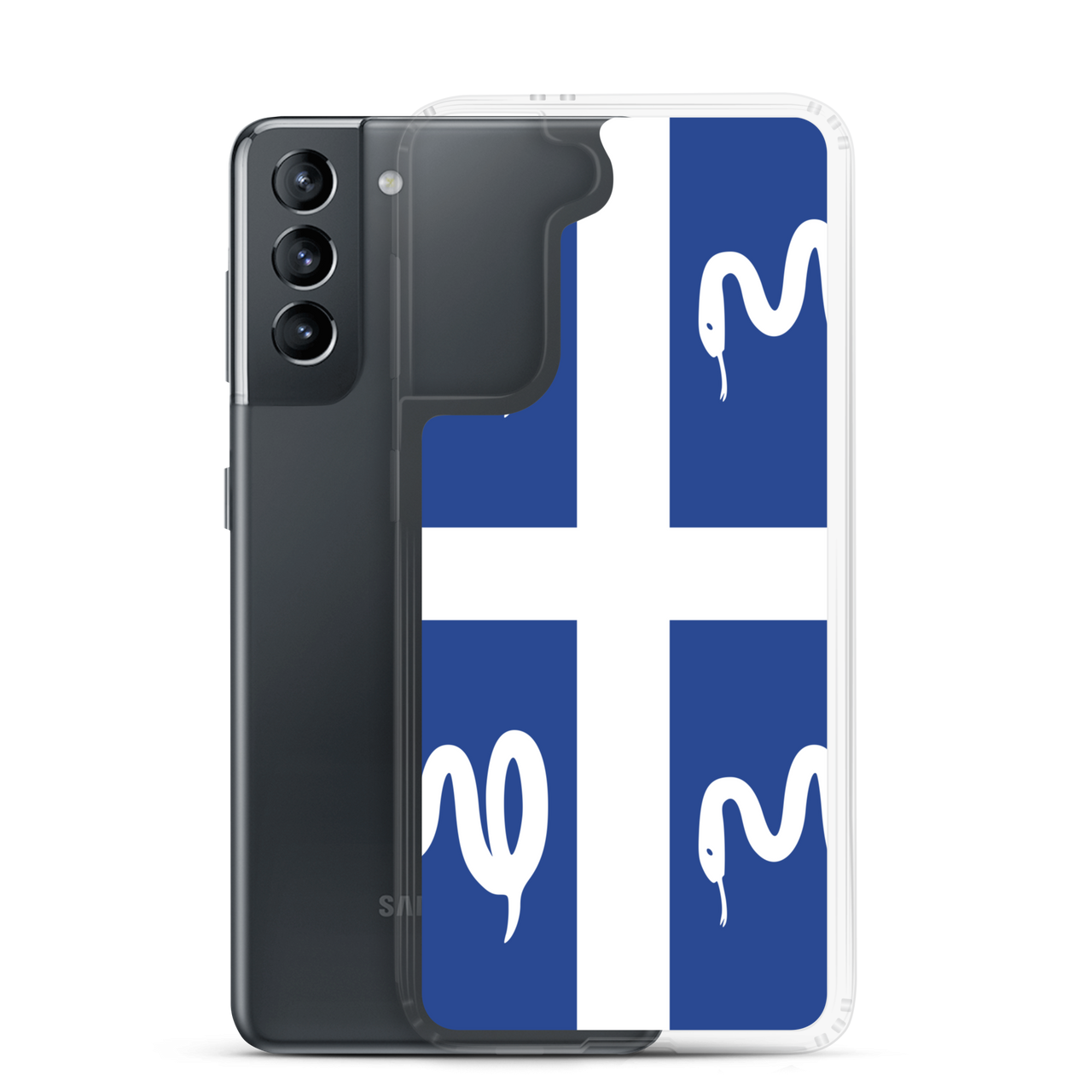 Martinique Flag Clear Case for Samsung®