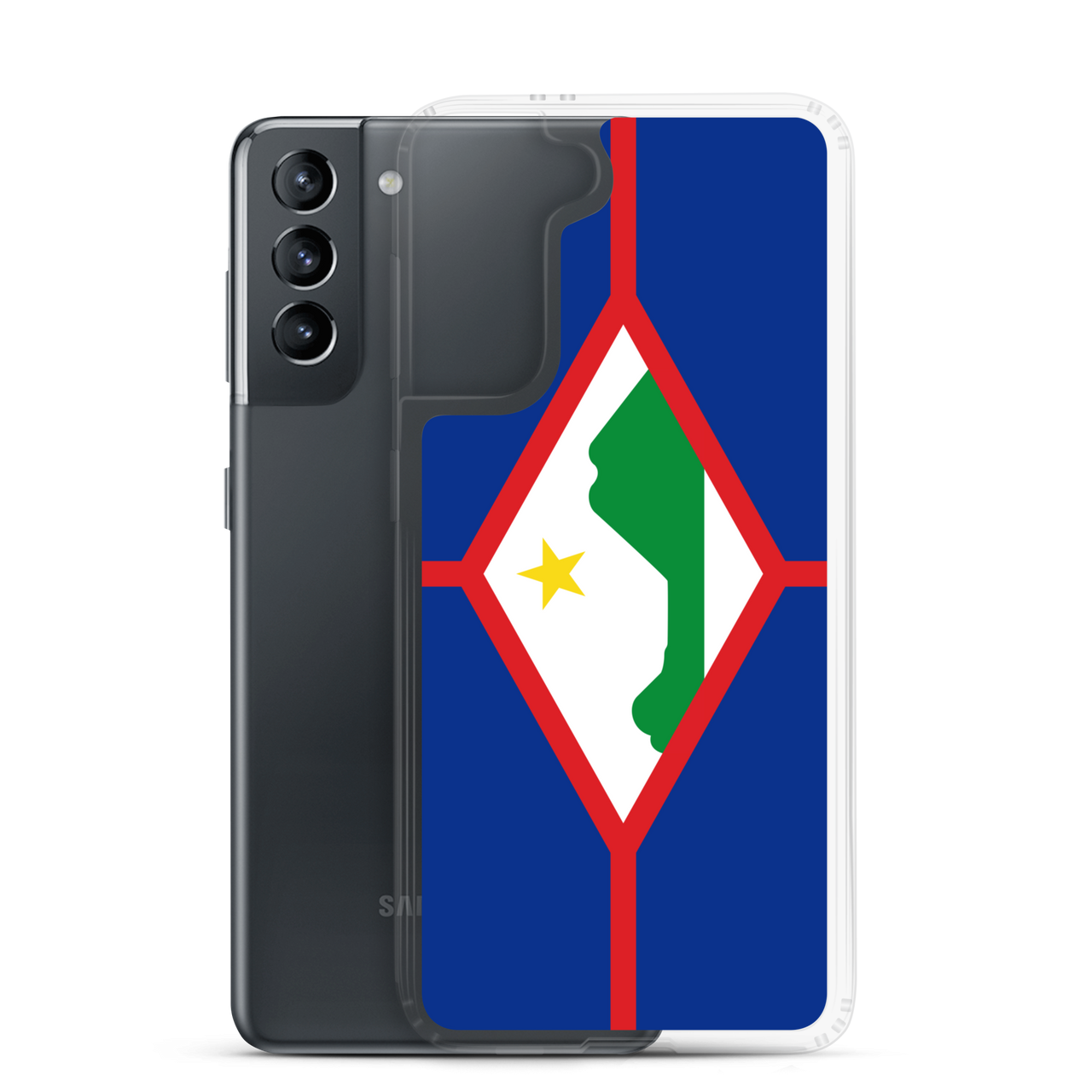 Sint Eustatius Flag Clear Case for Samsung®