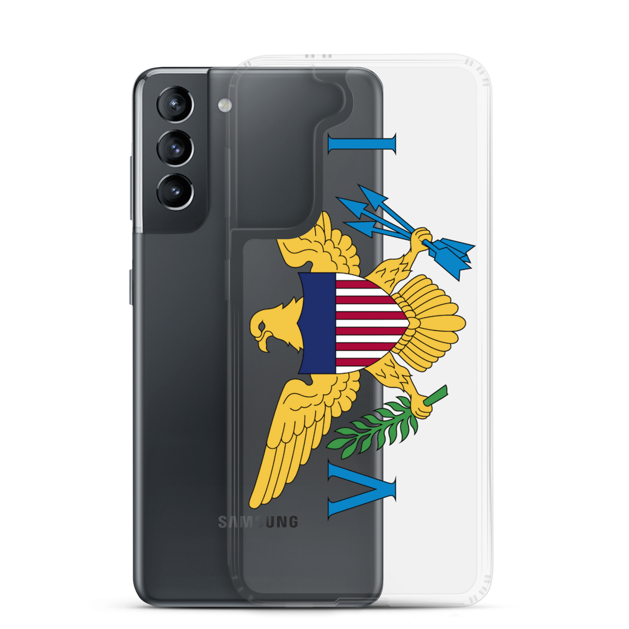 United States Virgin Islands Flag Clear Case for Samsung®