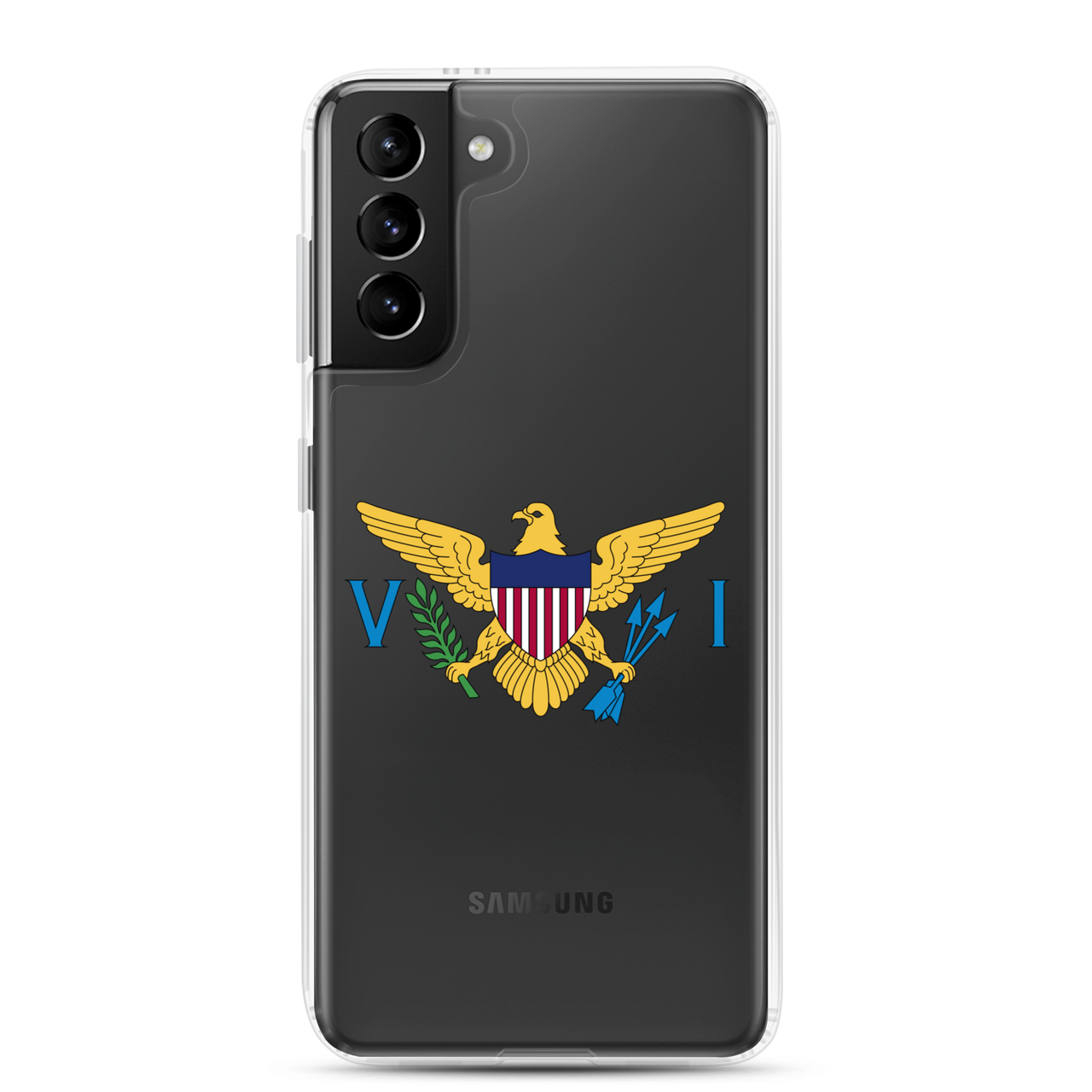 Virgin Islands Flag Clear Case for Samsung®