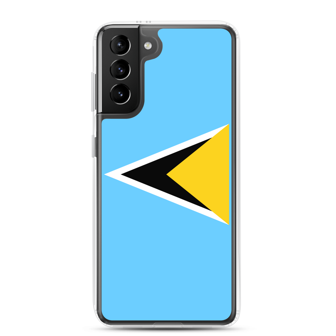 St. Lucia Flag Clear Case for Samsung®