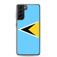 Thumbnail for St. Lucia Flag Clear Case for Samsung®