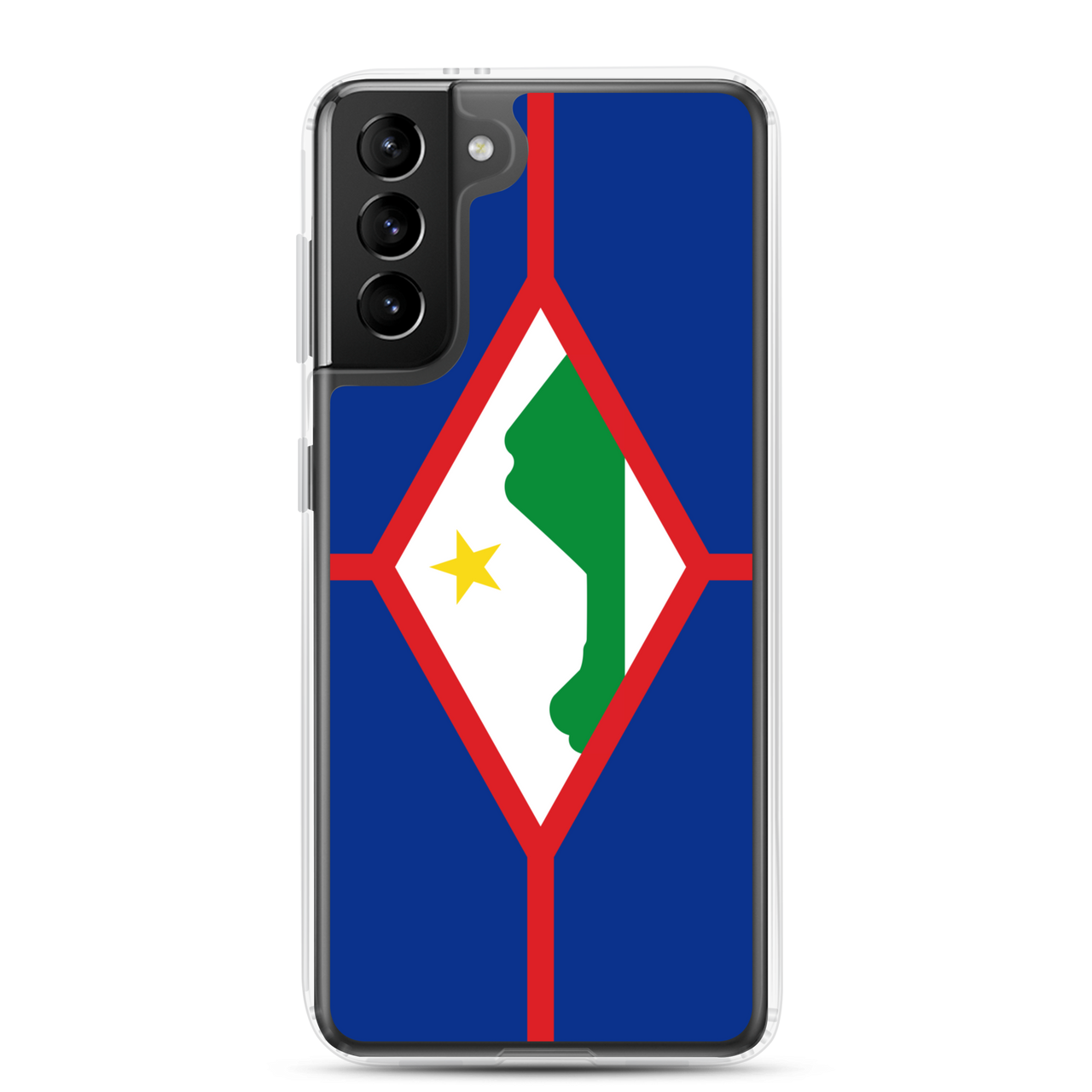 Sint Eustatius Flag Clear Case for Samsung®