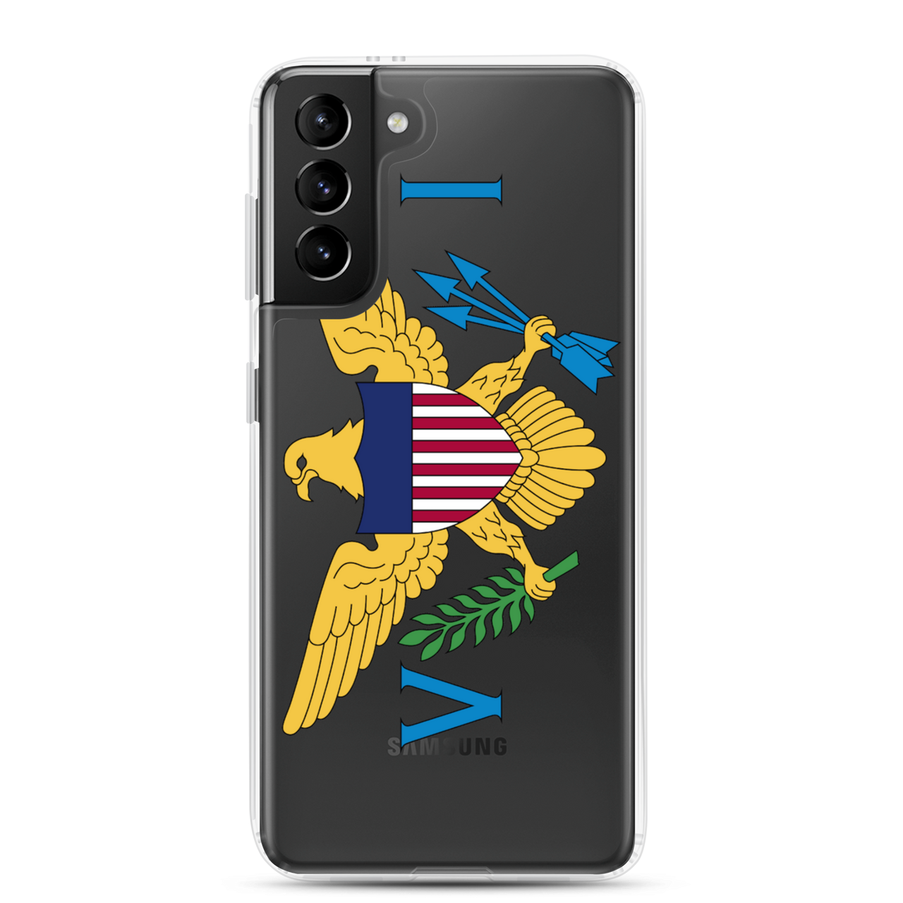 United States Virgin Islands Flag Clear Case for Samsung®