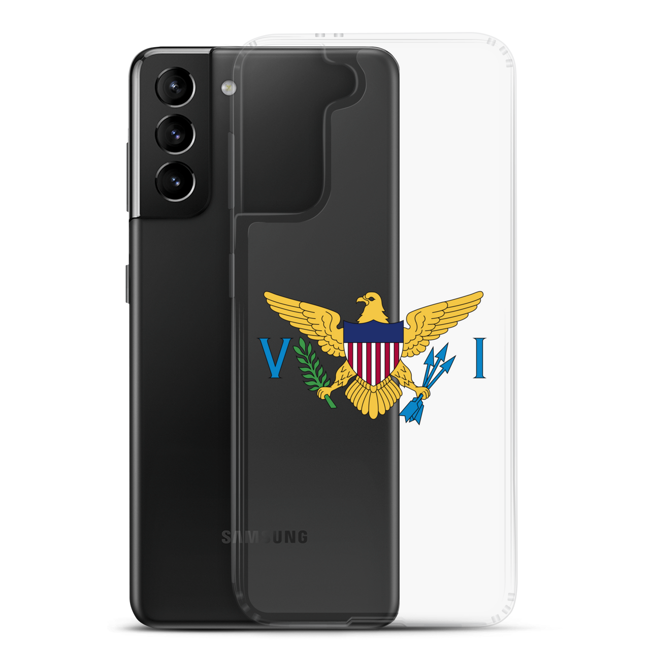 Virgin Islands Flag Clear Case for Samsung®