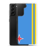 Thumbnail for Aruba Flag Clear Case for Samsung®