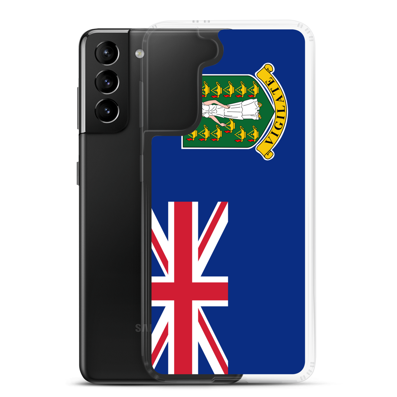 British Virgin Islands Flag Clear Case for Samsung®