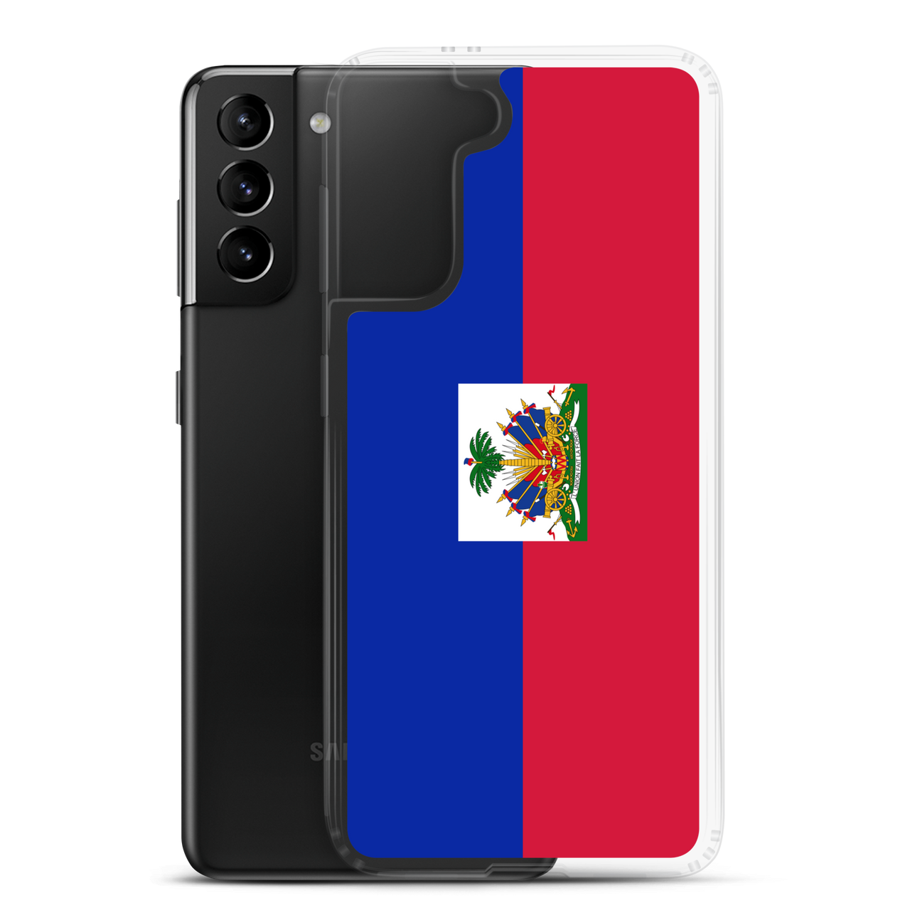 Haiti Flag Clear Case for Samsung®