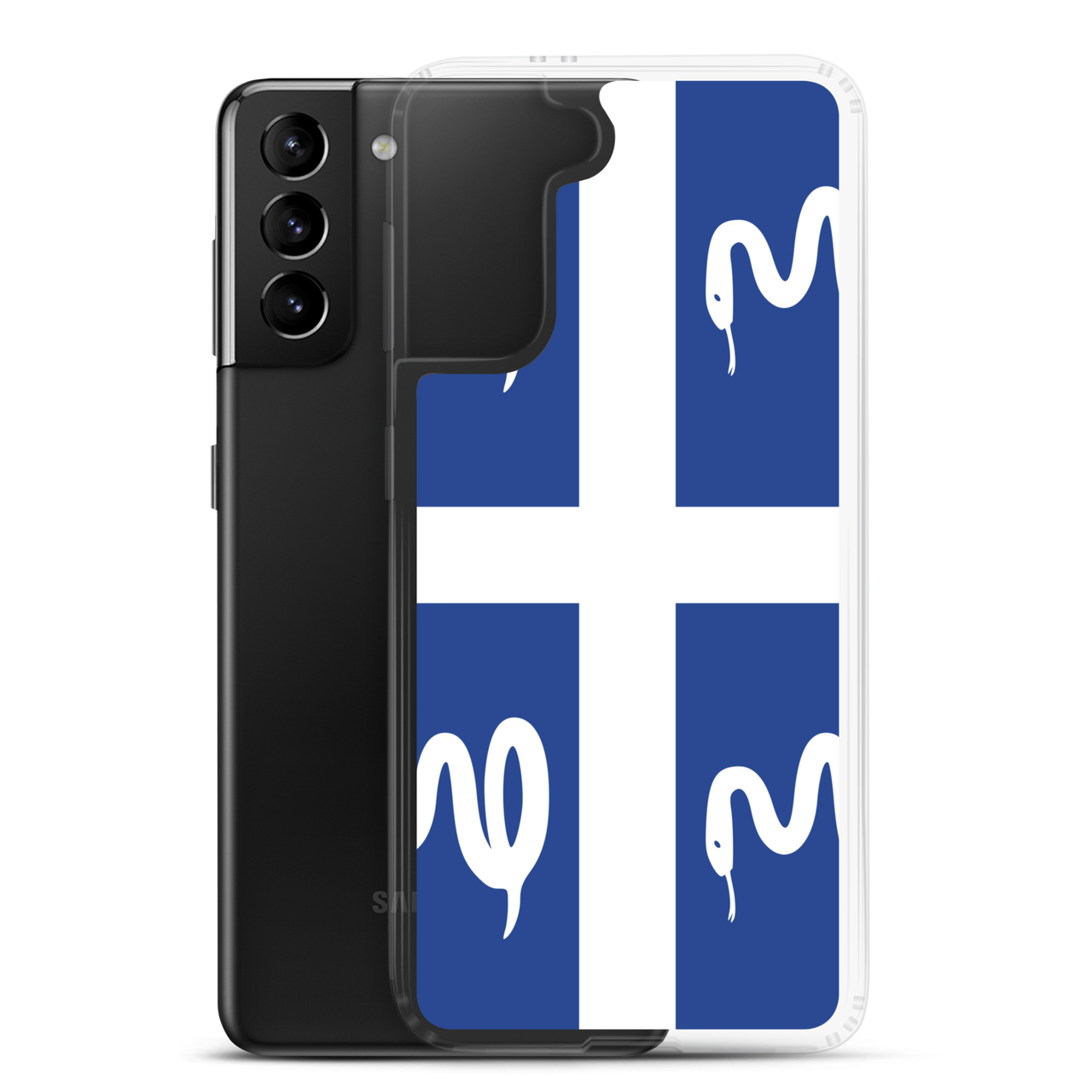 Martinique Flag Clear Case for Samsung®