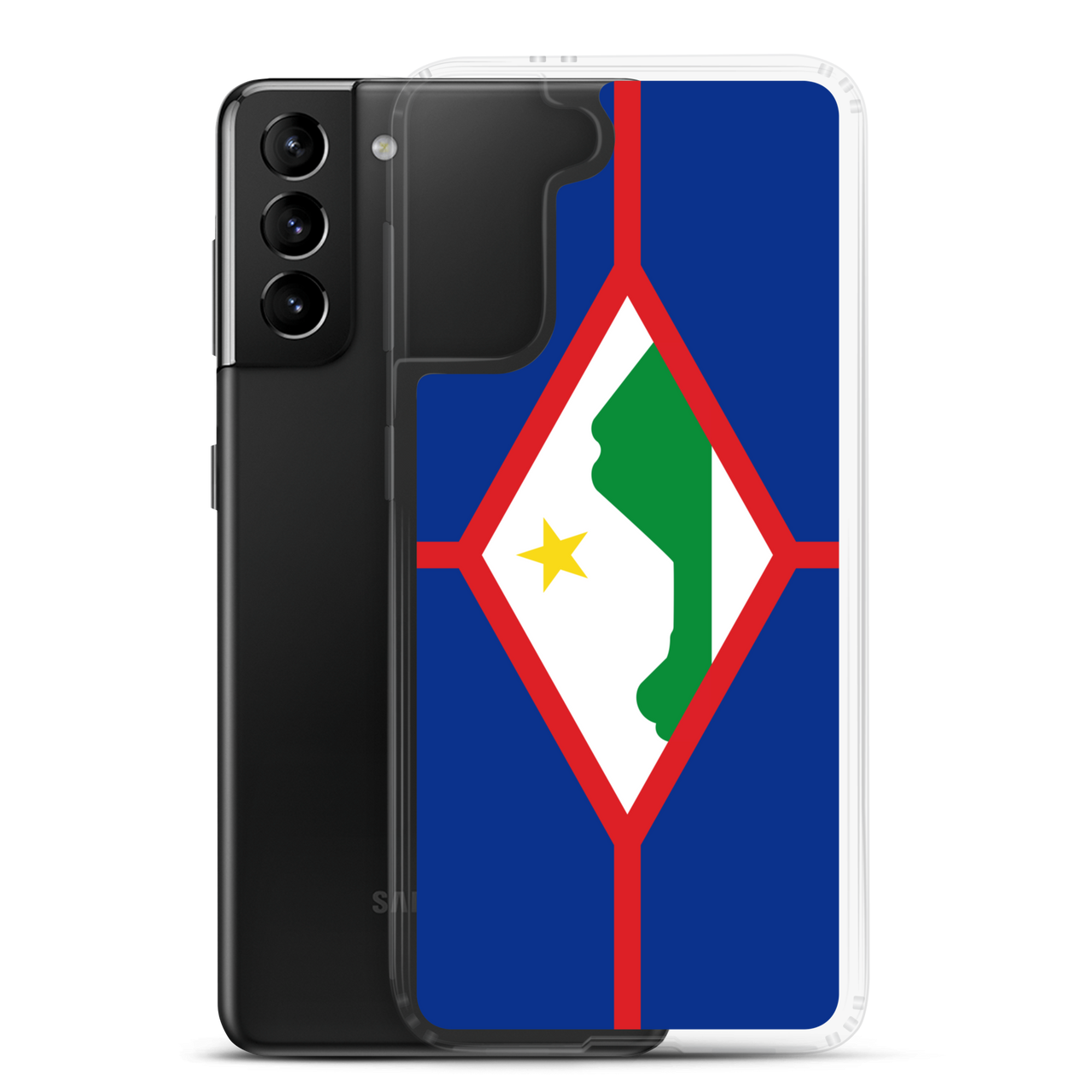 Sint Eustatius Flag Clear Case for Samsung®