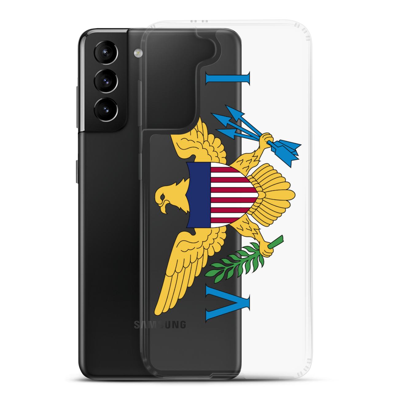 United States Virgin Islands Flag Clear Case for Samsung®