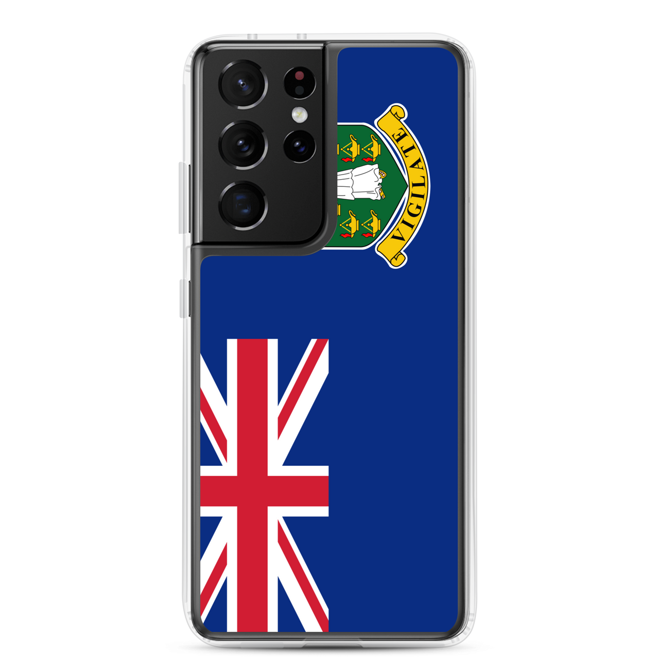 British Virgin Islands Flag Clear Case for Samsung®