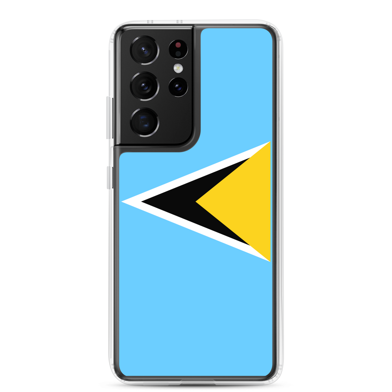 St. Lucia Flag Clear Case for Samsung®