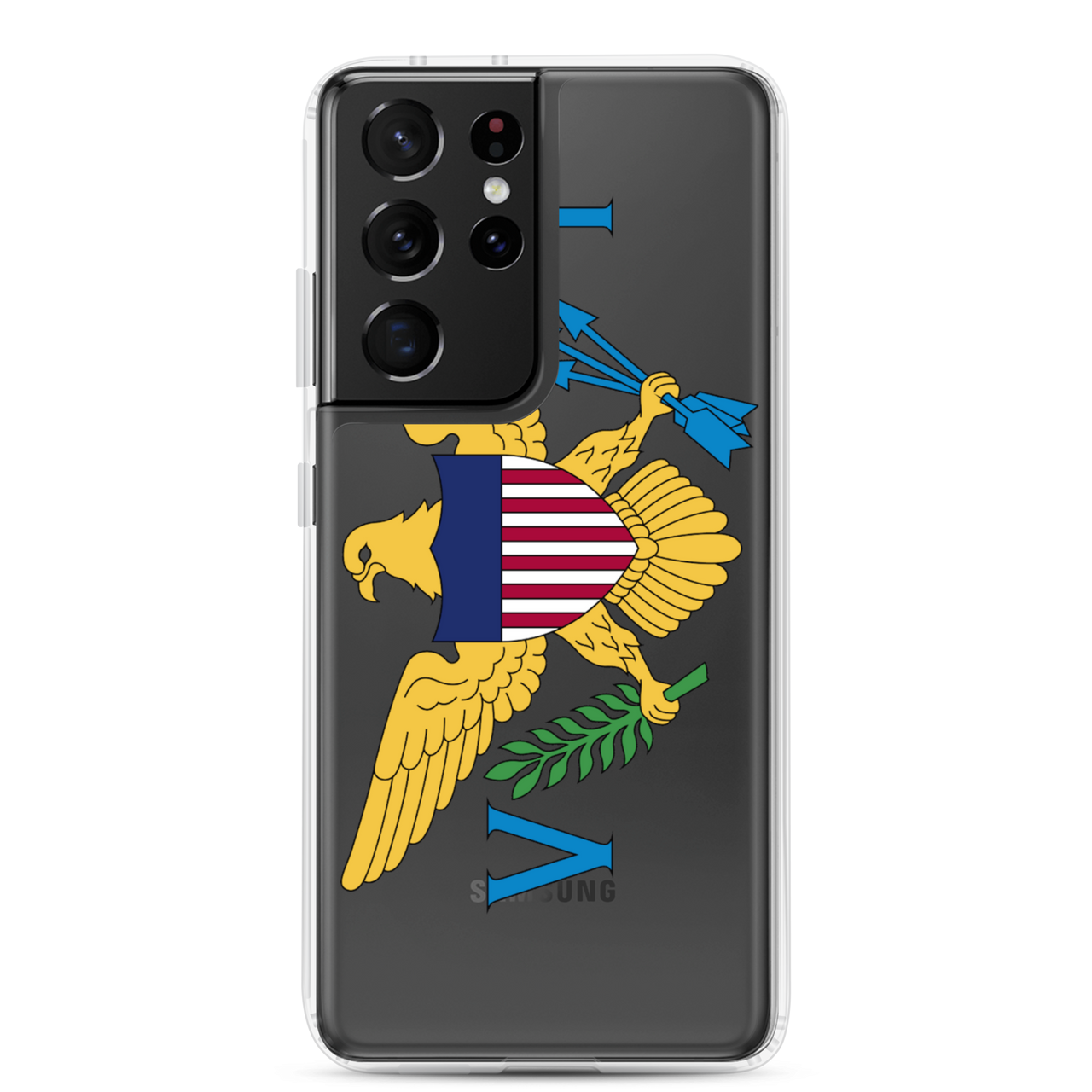 United States Virgin Islands Flag Clear Case for Samsung®