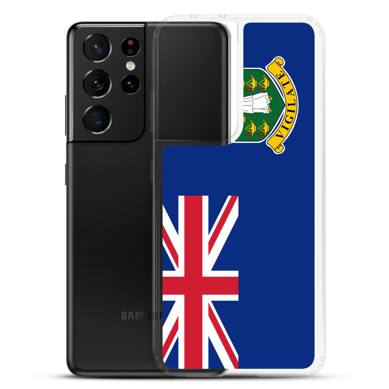 British Virgin Islands Flag Clear Case for Samsung®