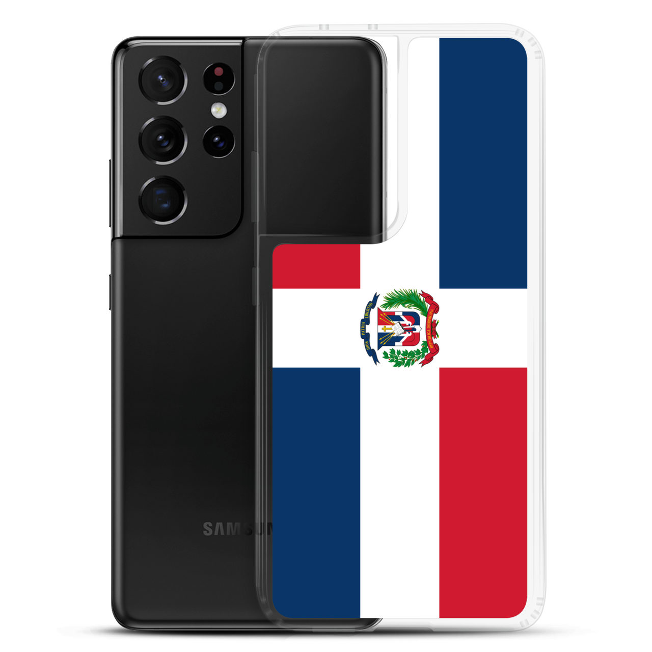 Dominican Republic Flag Clear Case for Samsung®