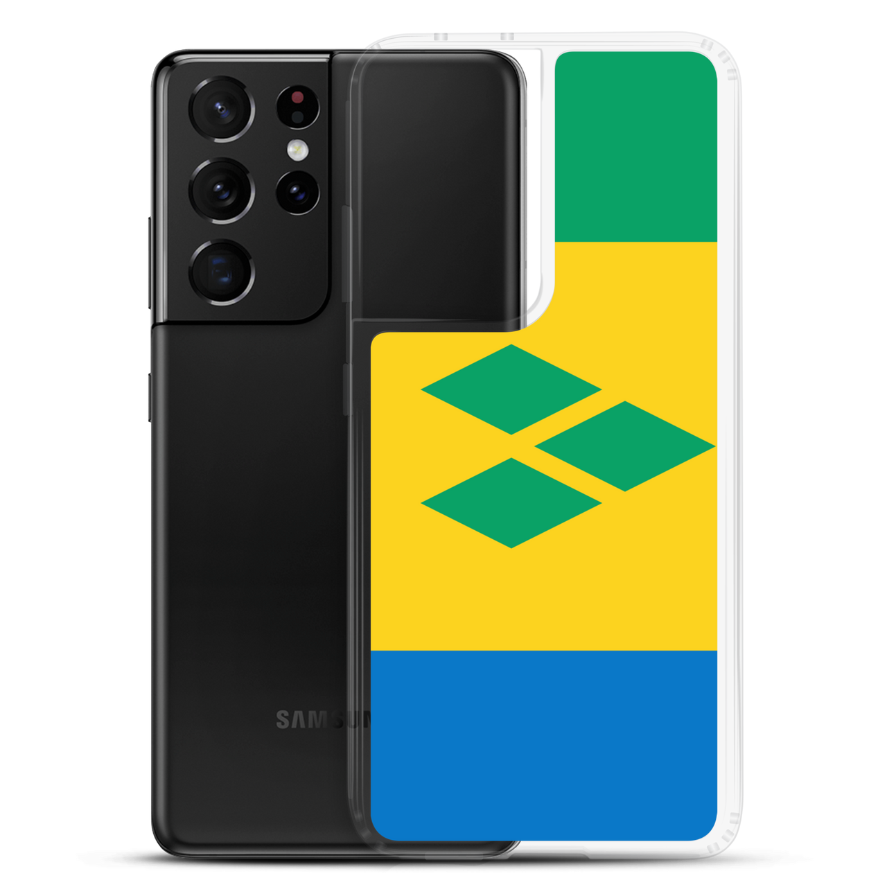 St. Vincent and the Grenadines Flag Clear Case for Samsung®