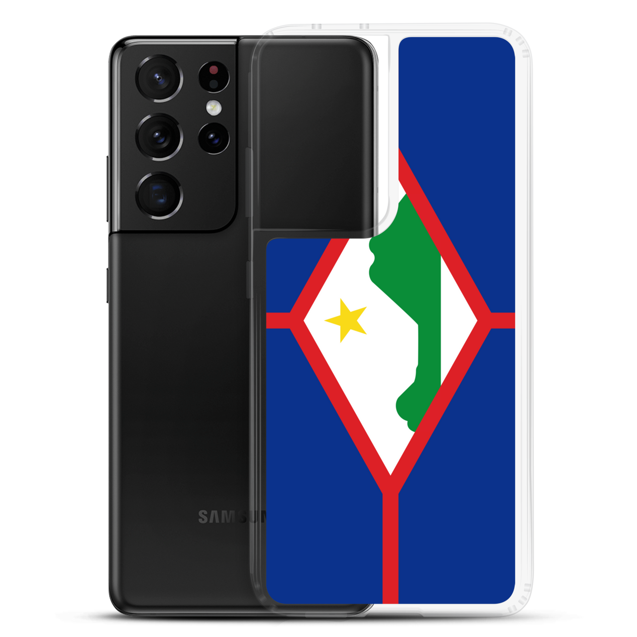 Sint Eustatius Flag Clear Case for Samsung®