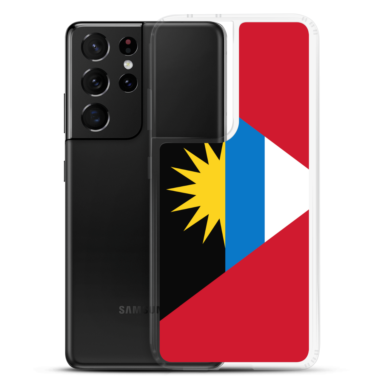 Antigua and Barbuda Flag Clear Case for Samsung®