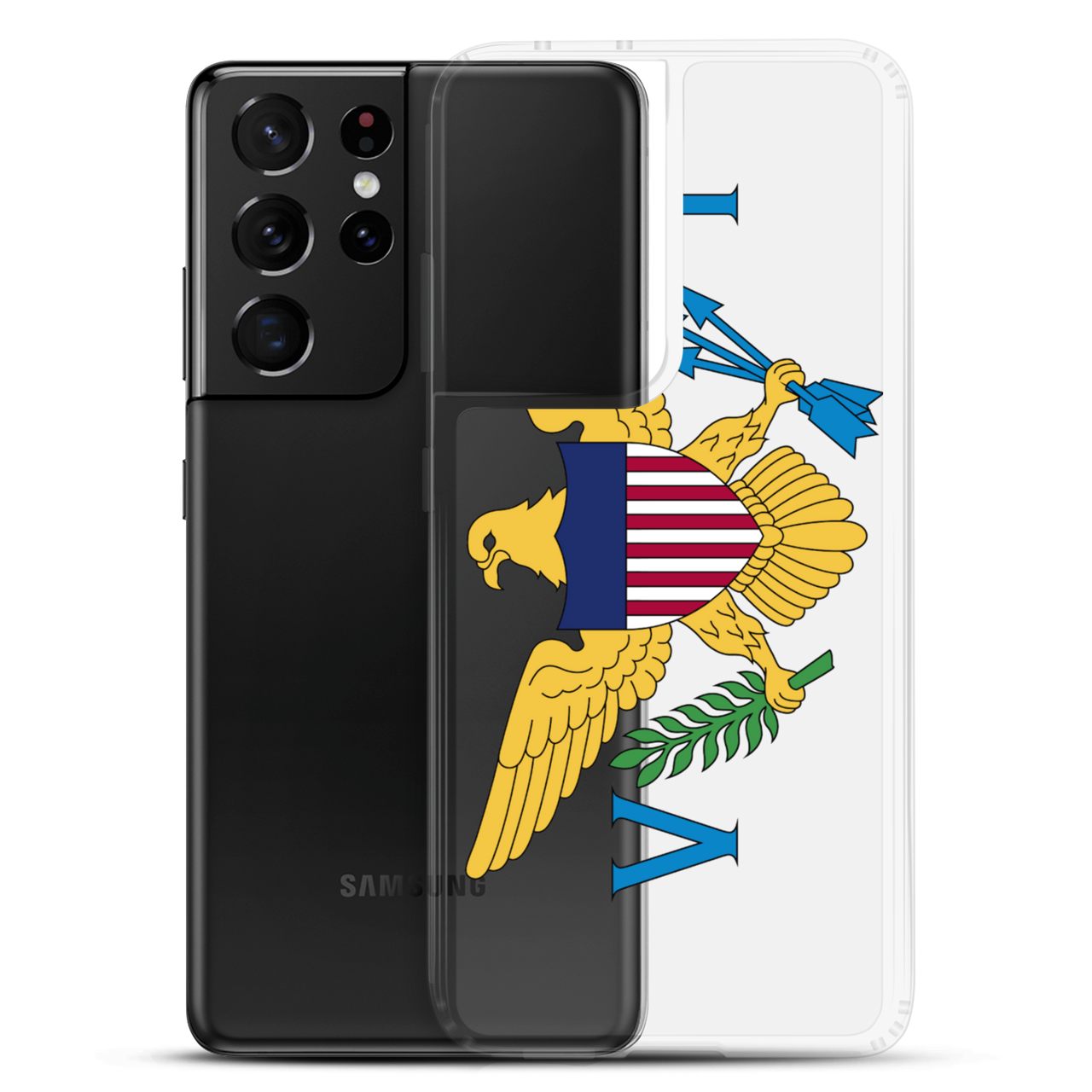 United States Virgin Islands Flag Clear Case for Samsung®