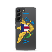 Thumbnail for United States Virgin Islands Flag Clear Case for Samsung®