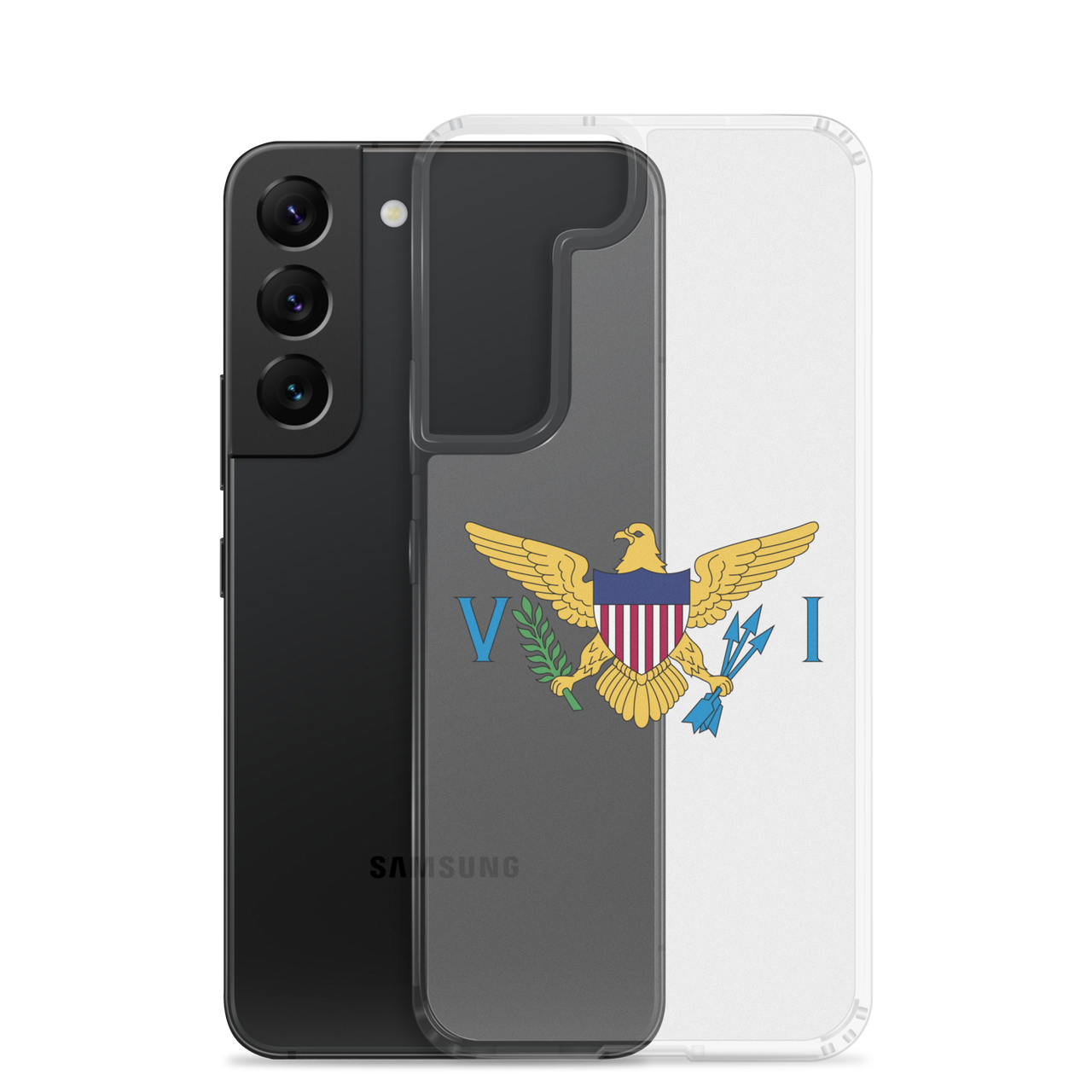 Virgin Islands Flag Clear Case for Samsung®