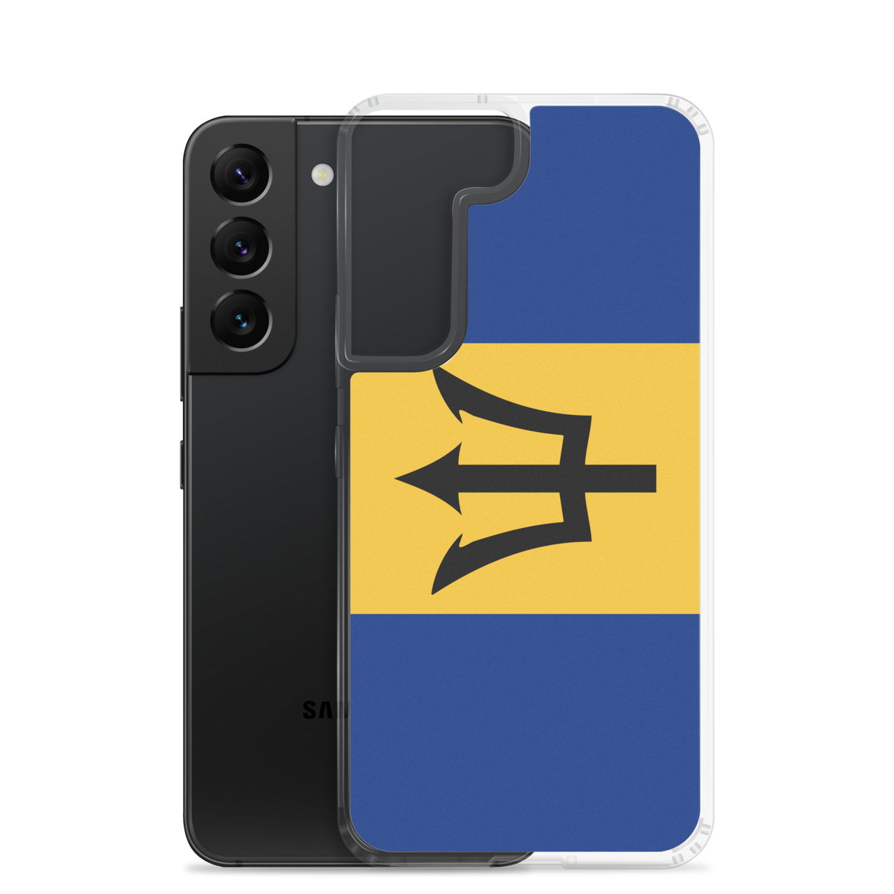 Barbados Flag Clear Case for Samsung®