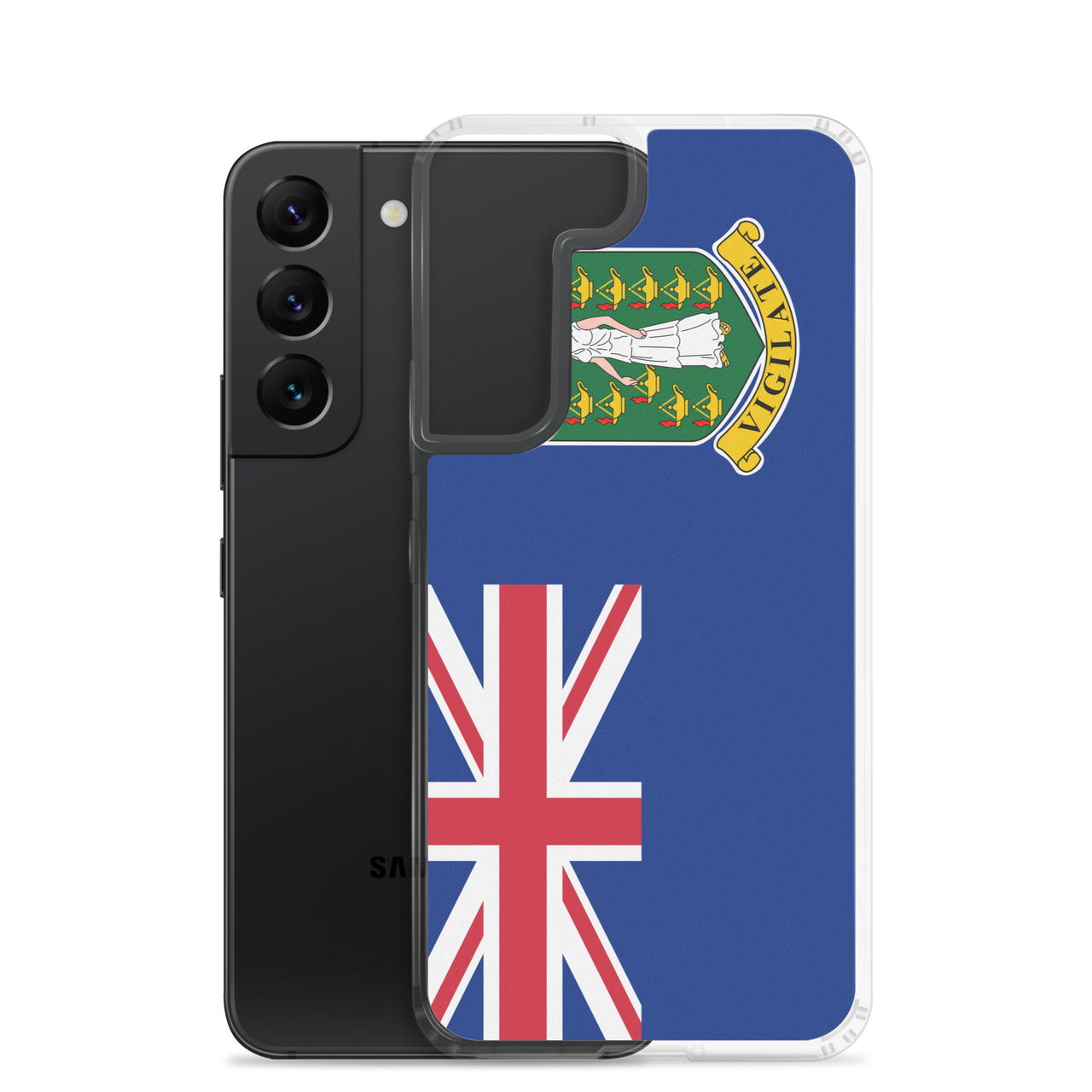 British Virgin Islands Flag Clear Case for Samsung®