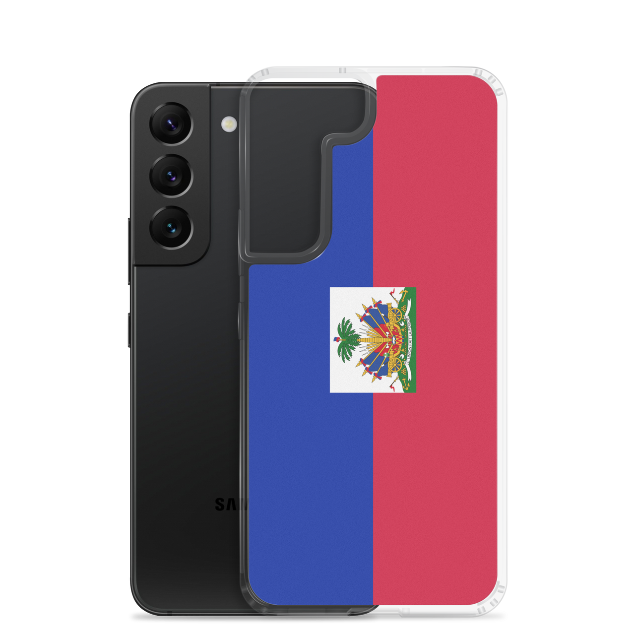 Haiti Flag Clear Case for Samsung®