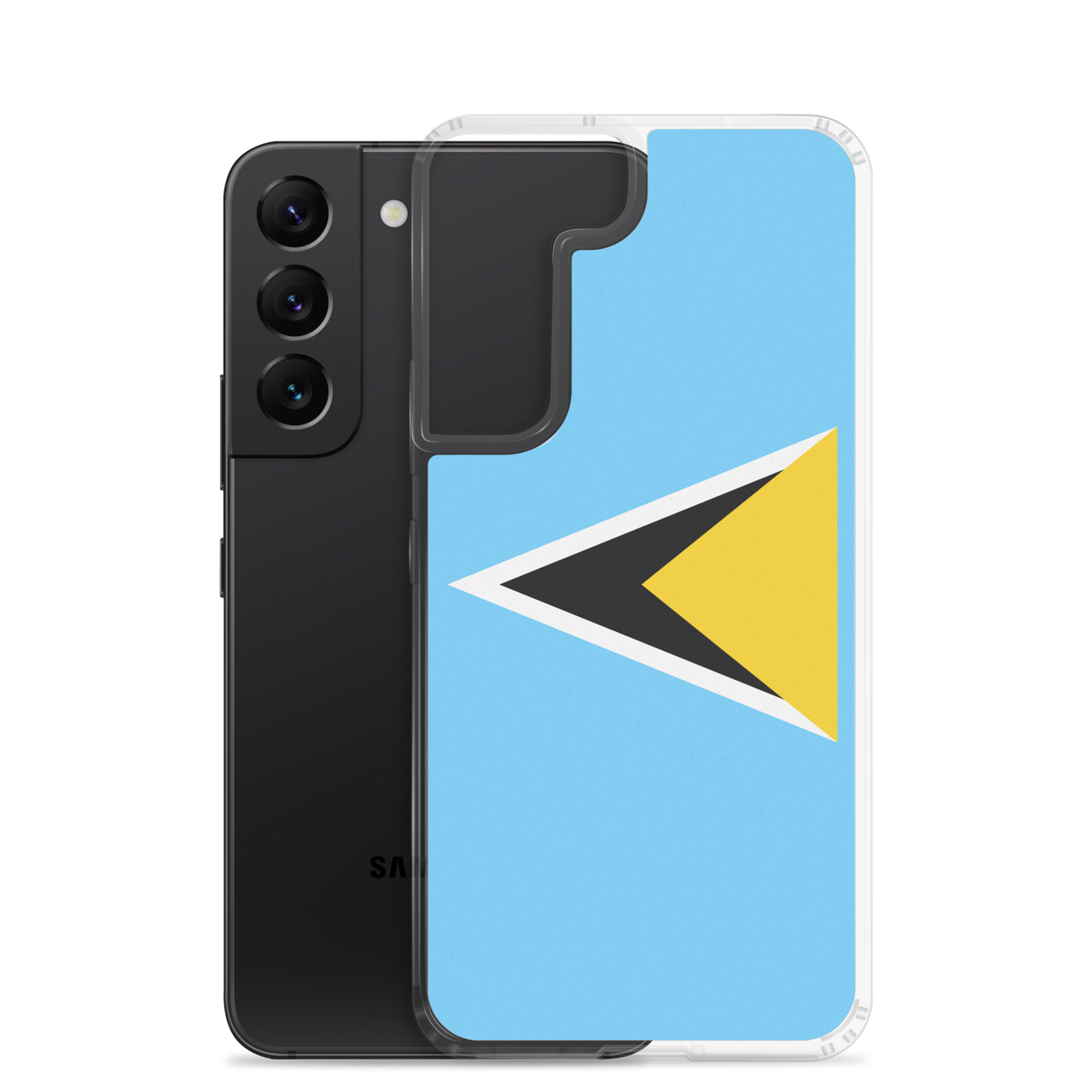 St. Lucia Flag Clear Case for Samsung®