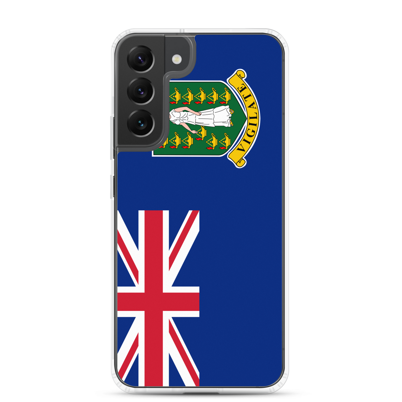 British Virgin Islands Flag Clear Case for Samsung®