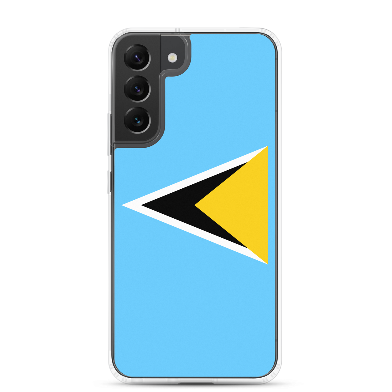 St. Lucia Flag Clear Case for Samsung®