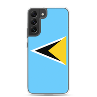 Thumbnail for St. Lucia Flag Clear Case for Samsung®