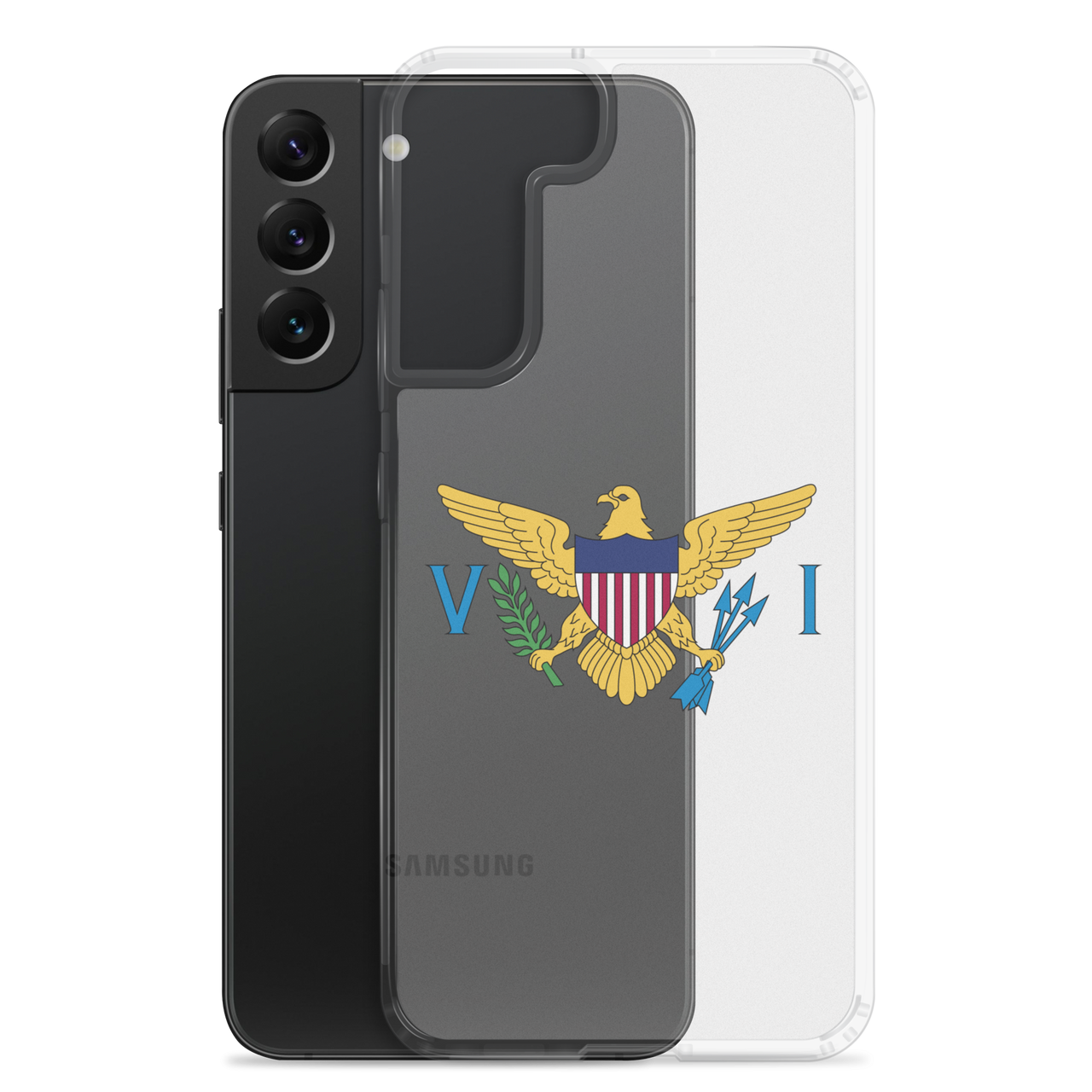 Virgin Islands Flag Clear Case for Samsung®