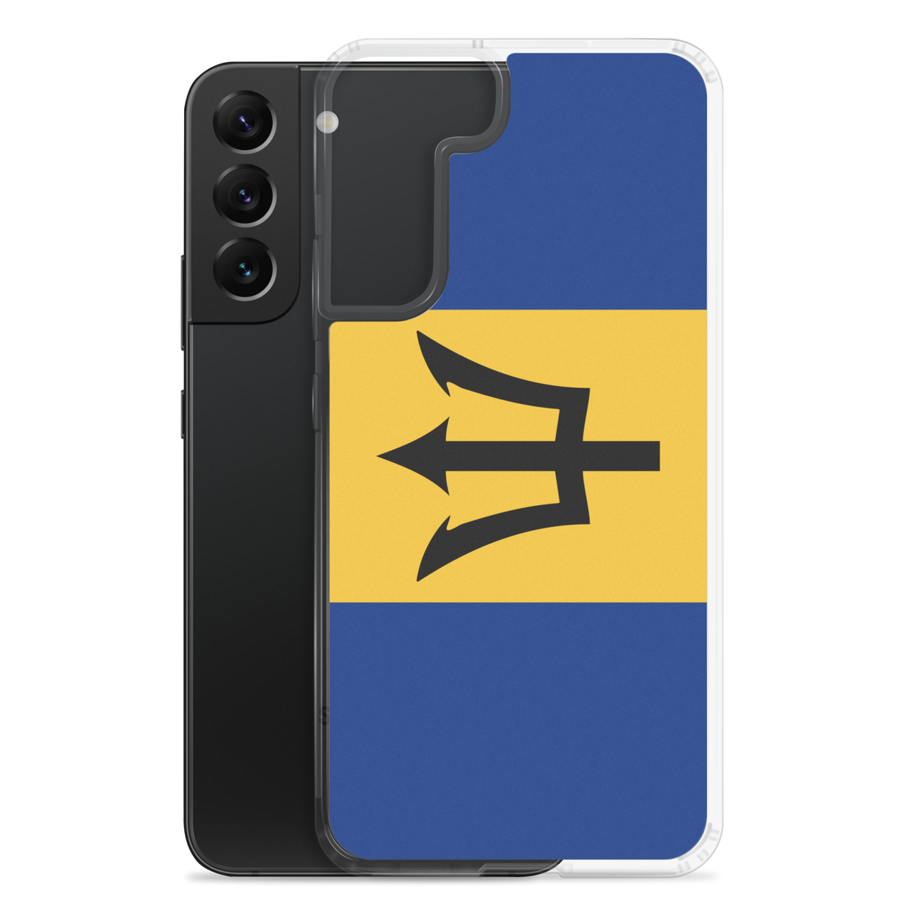 Barbados Flag Clear Case for Samsung®