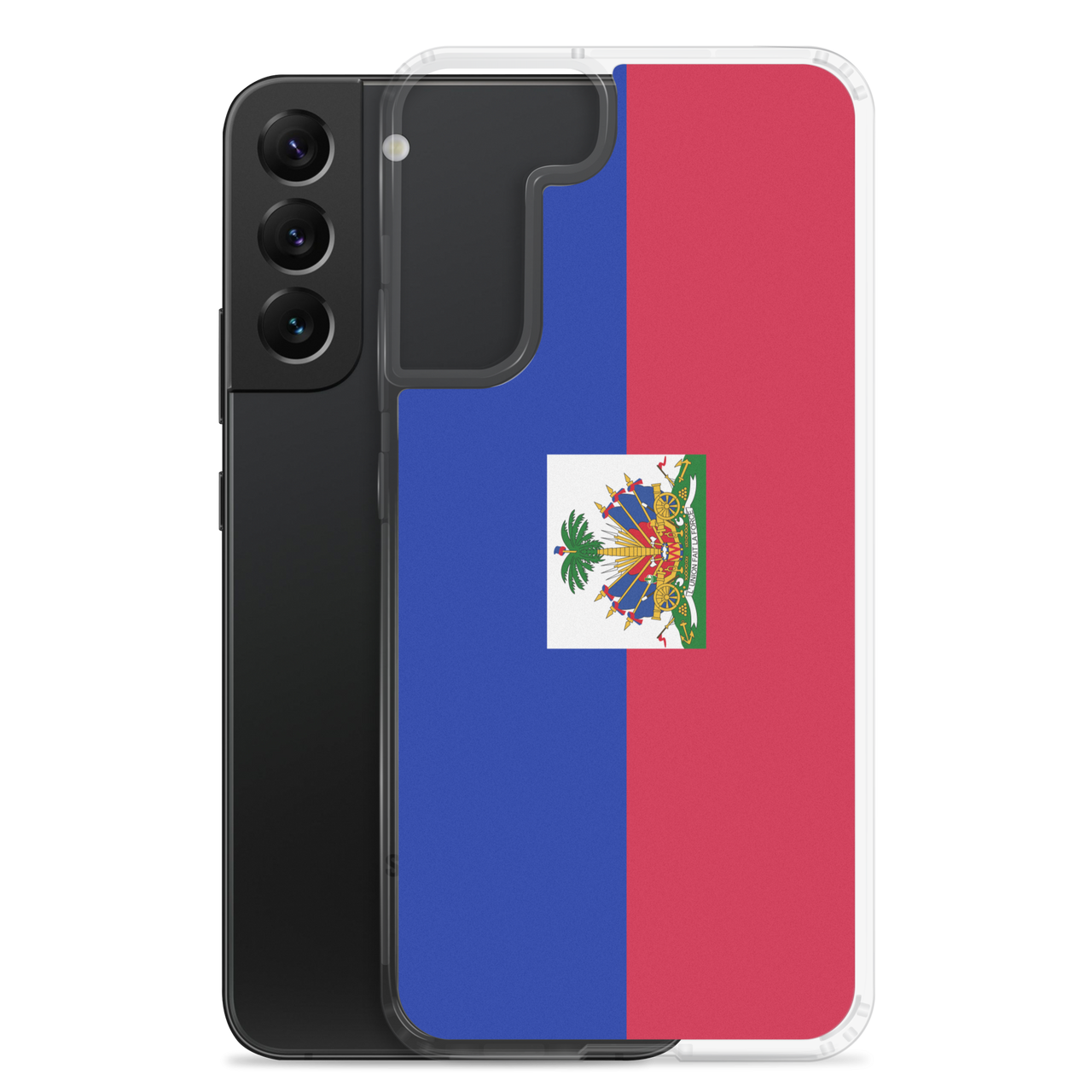 Haiti Flag Clear Case for Samsung®